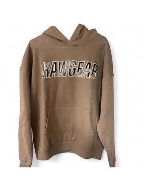 Raw Gear Men’s Brown Hoodie - Small